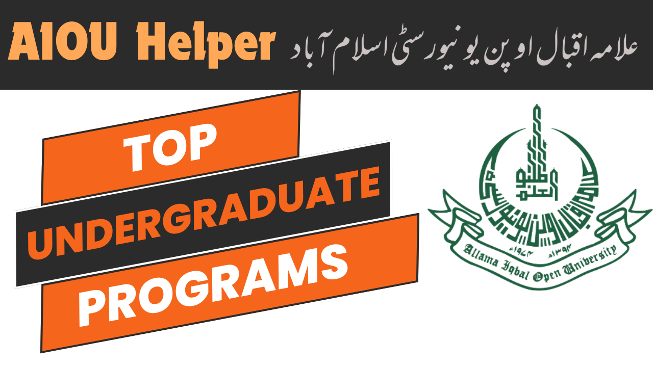 Top Undergraduate Programs at AIOU: What You Should Know