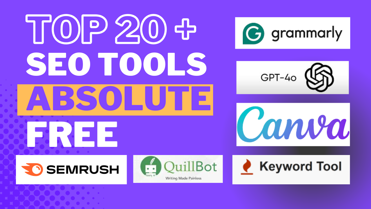 GET 20 SEO Tools Absolutely Free